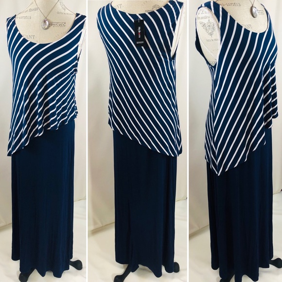 NWT STYLE &Co Maxi Dress - Picture 4 of 8